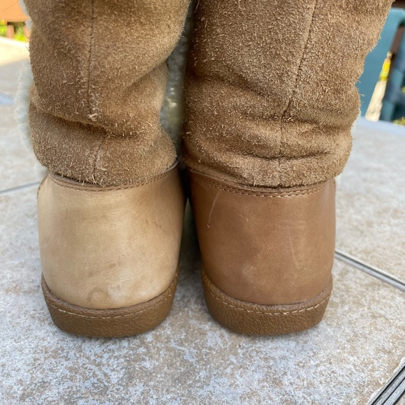 Tory Burch Amelie Shearling suede snow boots - Picture 10 of 12